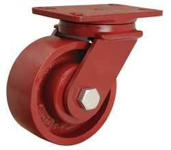 HAMILTON S-FM-6MH SWIVEL PLATE CASTER 2200 LB 6 IN DIA
