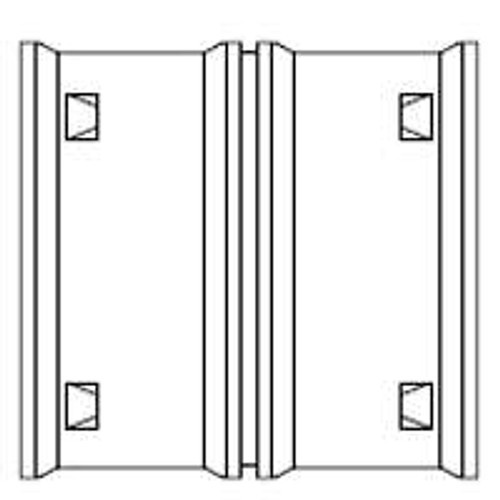 HANCOR 0412AA DRAIN COUPLING SNAP 4IN       