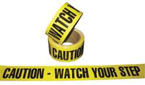 HARRIS INDUSTRIES LB51726 BARRICADE TAPE YELLOW/BLACK 60 FT.