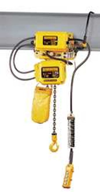 HARRINGTON SNERM005S-L-10 ELECTRIC CHAIN HOIST W/TROLLEY 1000 LB. HARRINGTON SNERM005S-L-10 ELECTRIC CHAIN HOIST W/TROLLEY 1000 LB.