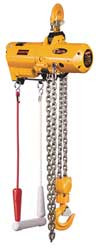 HARRINGTON TCS1000C2-10 AIR CHAIN HOIST 2000 LB CAP. 10 FT LFT