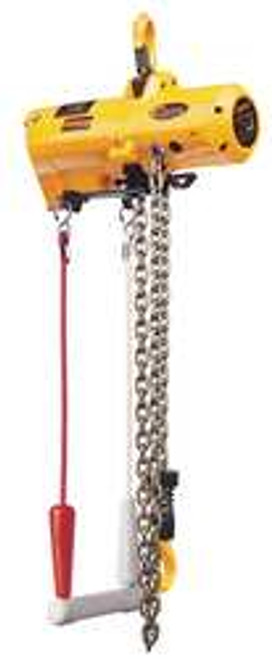 HARRINGTON TCS250C-20 AIR CHAIN HOIST 500 LB CAP. 20 FT LIFT