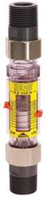 HEDLAND H629-628-R FLOWMETER 1 MNPT 4-28 GPM