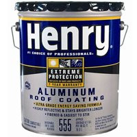 HENRY CO HE555019 COATING AL ROOF BRLNT SLVR