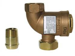BELL & GOSSETT 17C-S-3-25 STEAM TRAP,25 PSI,353F,3-5/32 IN. L