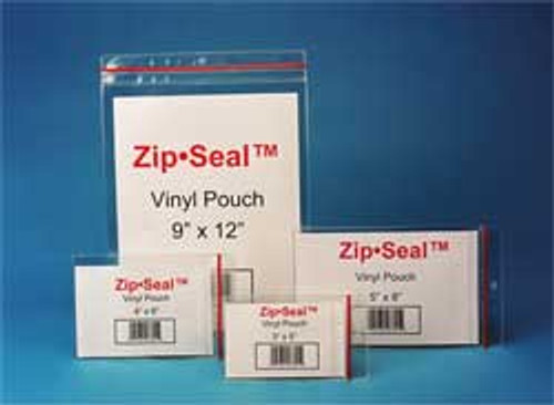 HOL-DEX ZSA-35 ZIP SEAL POUCH-SELF ADH 3IN.X 5IN. PK25