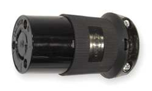 HUBBELL HBL2323BK CONNECTOR 250VAC 20A L6-20R 2P 3W 1PH