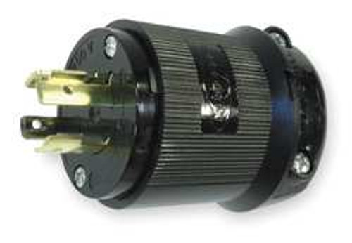 HUBBELL HBL2411BK PLUG 125/250VAC 20A L14-20P 3P 4W 1PH