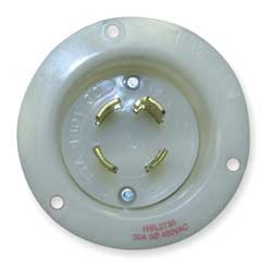 HUBBELL HBL2435 3-PHASE DELTA 480 VAC 20A NEMA L16-20P I