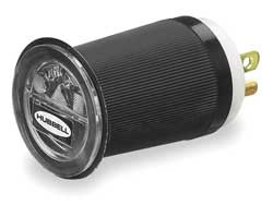 HUBBELL HBL5200 RECEPTACLE TESTER 125VAC NEON LIGHTS