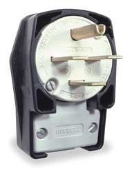 HUBBELL HBL8432C ANGLE PLUG 15-30P 30A 250VAC 3 PHASE