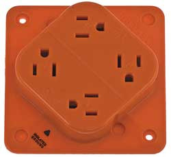 HUBBELL IG415 RECEPTACLE 15A 125V 5-15R 2P 3W