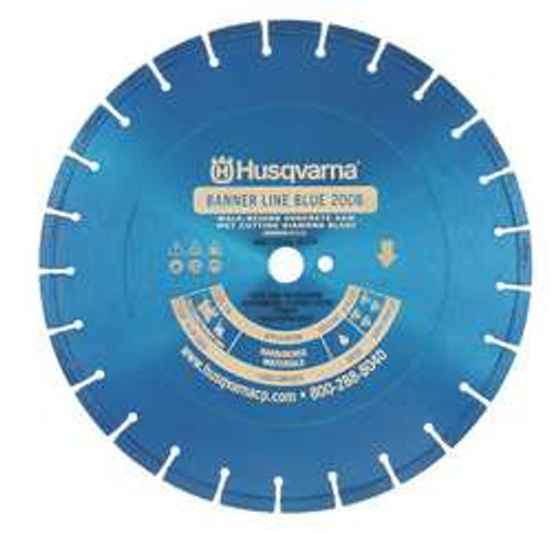 HUSQVARNA Blue200B-20 DIAMOND SAW BLD WET SGMNTD RIM 20 IN DIA