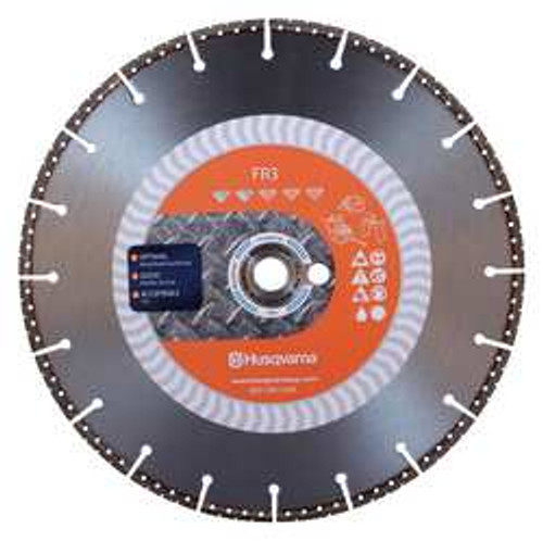 HUSQVARNA FR3-12 FIRE RSCU BLD WET/DRY SGMNTD RIM 12 INOD