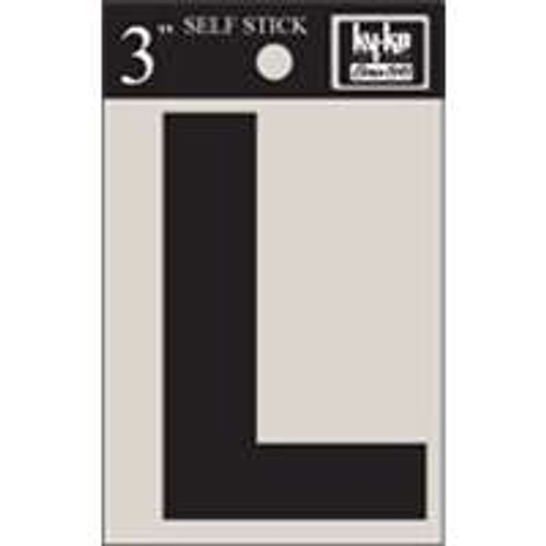 HY-KO PRODUCTS 30422 3IN BLACK VINYL LETTER L      