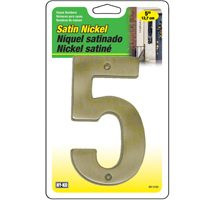 HY-KO PRODUCTS BR-51SN/5 PRESTIGE SERIES HOUSE ADDRESS NUMBER "5"