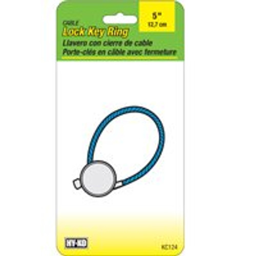 HY-KO PRODUCTS KC124 CABLE KEYRING                 