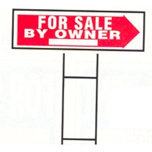 HY-KO PRODUCTS RS-802 "FOR SALE BY OWNER" SIGN, PLASTIC, 10 X 