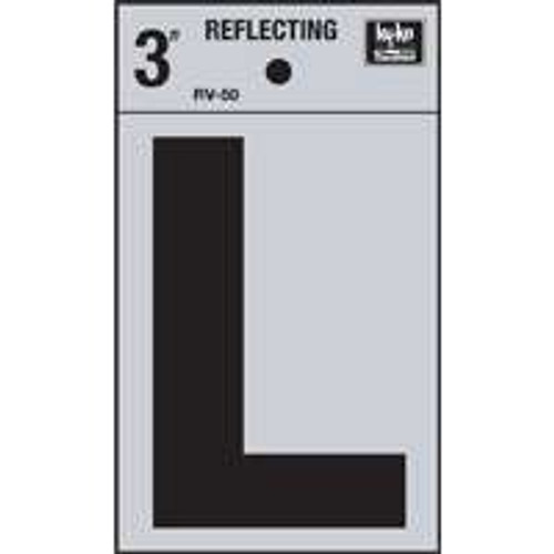 HY-KO PRODUCTS RV-50/L 3IN RV SERIES VINYL LETTER L  