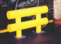 IDEAL SHIELD HGR-2-048-36-P GUARD RAIL 4 FT L 36 IN H