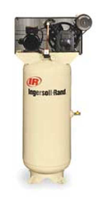 INGERSOLL-RAND 2340L5B ELECTRIC AIR COMPRESSOR 2 STAGE 14 CFM