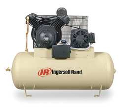 INGERSOLL-RAND 2545E10V-4TN87 ELECTRIC AIR COMPRESSOR 2 STAGE 35 CFM
