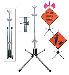 DICKE TF18-RG/RU SIGN STAND RIGID AND ROLL-UP STEEL 36 IN