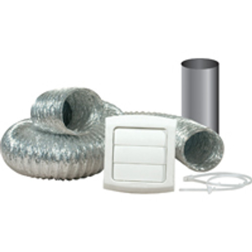 DUNDAS JAFINE, INC. TD48PVKZW DRYER VENT KIT W/DUCT WHITE   