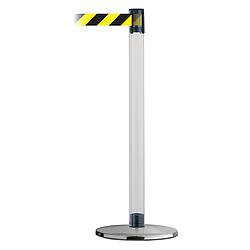 TENSABARRIER TCLU-1S-STD-NO-D4X-C BARRIER POST WITH BELT METAL 7-1/2 FT L