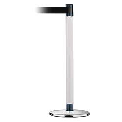 TENSABARRIER TCLU-1P-STD-NO-B9X-C BARRIER POST WITH BELT METAL 7-1/2 FT L