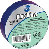 INTERTAPE POLYMER CORP 85831 3/4X66FT BLUE VINYL ELEC TAPE 