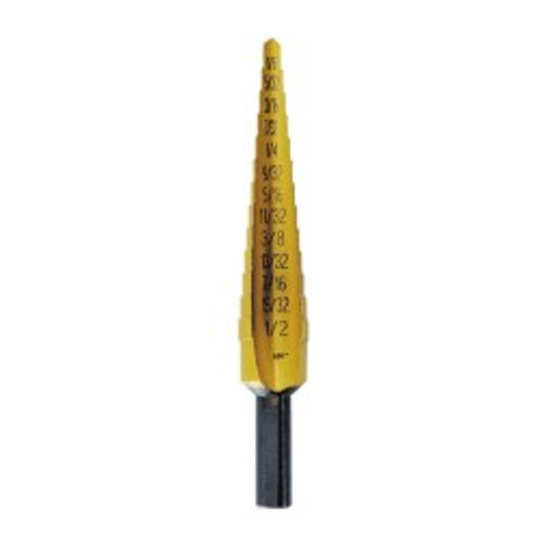 IRWIN 15101ZR TIN COATED STEP DRILLS