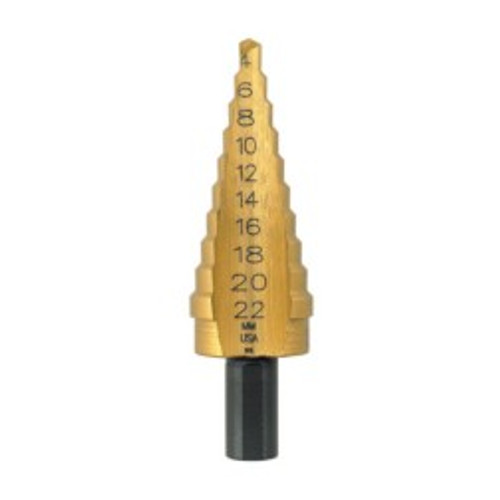 IRWIN 16104 4MT 10 HOLE SIZES (4 MM - 22 MM), 2 MM I IRWIN 16104 4MT 10 HOLE SIZES (4 MM - 22 MM), 2 MM I