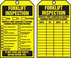 ACCUFORM SIGNS TAR722 SAFETY & FACILITY TAGS; MESSAGE TYPE: IN