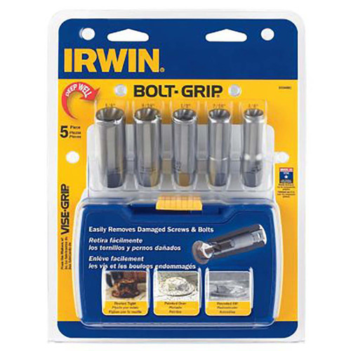 IRWIN 3094001 BOLT-GRIP 5PC DEEP WELL SET