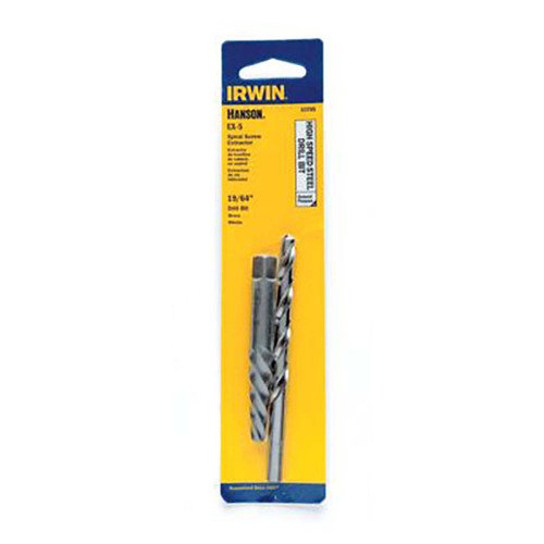 IRWIN 53705 EXTRCTR + DRL BIT EX-5+19/64