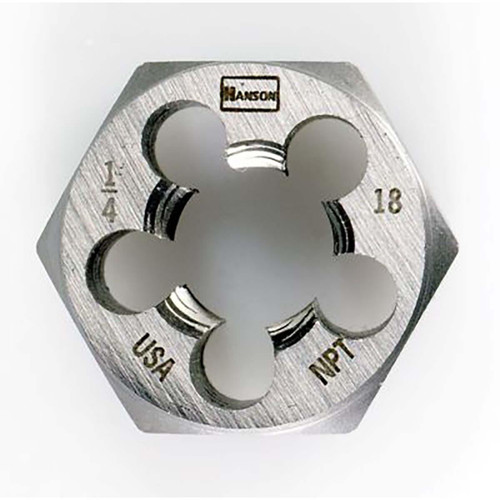 IRWIN 6703 DIE 1/4"-18NPT 1" HEX