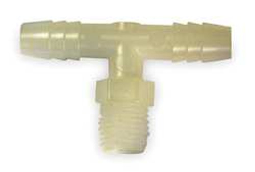 ELDON JAMES T8-4HDPE MALE TEE THREAD TO BARB 1/2 IN NPT PK 10