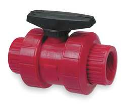 CHEMTROL T65TB-V 2 KYNAR(R) BALL VALVE INLINE FNPT 2 IN
