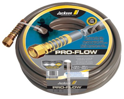 JACKSON PROFESSIONAL TOOLS 4003900 3/4" X 50 FT COMMERCIALGRADE GRAY HOSE