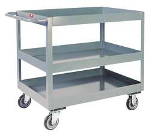 JAMCO PRODUCTS INC. LN130-U5 UTILITY CART STEEL 36 LX19 W 1200 LB. JAMCO PRODUCTS INC. LN130-U5 UTILITY CART STEEL 36 LX19 W 1200 LB.