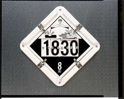 JJ KELLER 693TPFN VEHICLE PLACARD MULTIPLE LEGENDS ALUM