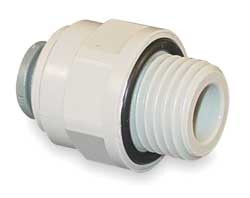 JOHN GUEST PI011212S-10PK MALE CONNECTOR 3/8 IN TUBE OD PK 10