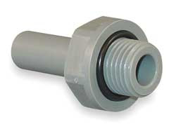 JOHN GUEST PI051213S-10PK STEM ADAPTER 3/8 IN STEM OD GRAY PK 10