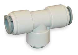 JOHN GUEST PI301208S-10PK REDUCING TEE 3/8X3/8X1/4 IN GRAY PK 10