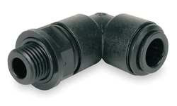 JOHN GUEST PM090501E-PK10 SWIVEL ELBOW 5MM TUBE OD BLACK PK 10