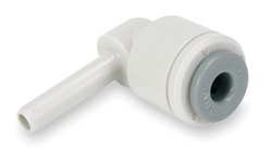 JOHN GUEST PM220404S-PK10 PLUG-IN 90D ELBOW ACETAL COPOLYMER PK10