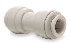JOHN GUEST PPM0408W-PK10 UNION CONNECTOR TUBE OD 5/16 IN PK 10