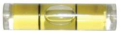 JOHNSON SM904 LEVEL VIAL ACRYLIC 1.246 IN L PK 25