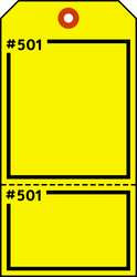 ELECTROMARK T399YL BLANK TAG 5-3/4 X 2-7/8 IN YEL PK100